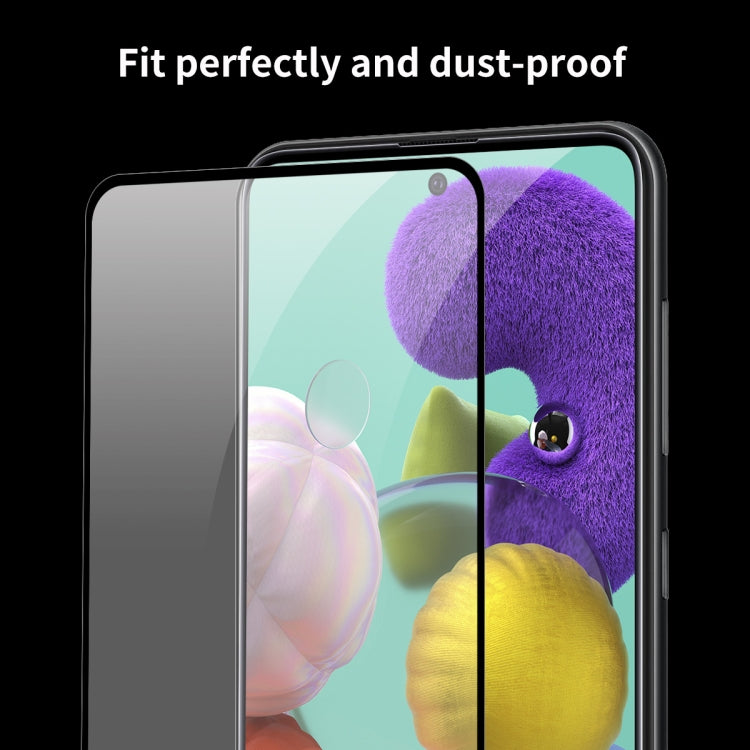 ENKAY Hat-Prince 2 PCS Full Glue 0.26mm 9H 2.5D Tempered Glass Full Coverage Film, For Galaxy A51, For  Galaxy A71