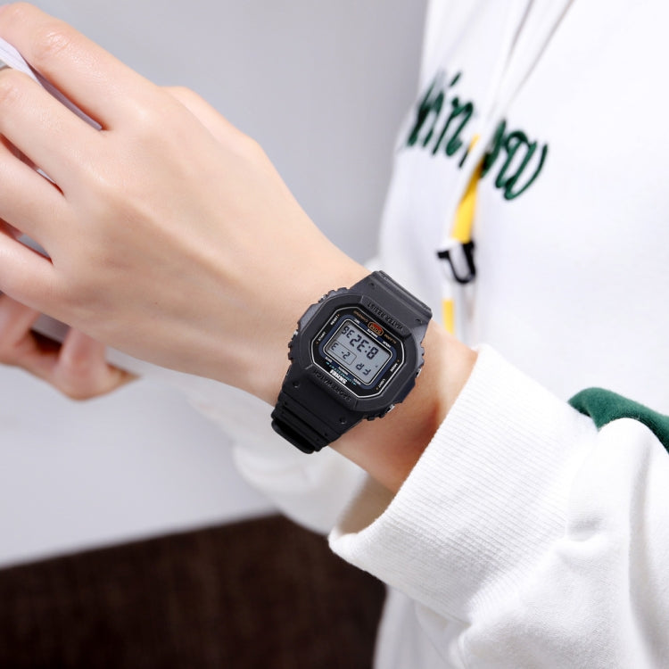 Montre électronique multifonction Skmei 1608 pour étudiant, étanche, avec chronométrage, en silicone, sport