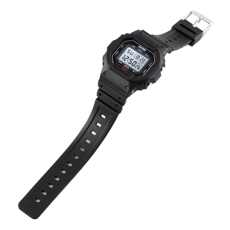 Montre électronique multifonction Skmei 1608 pour étudiant, étanche, avec chronométrage, en silicone, sport