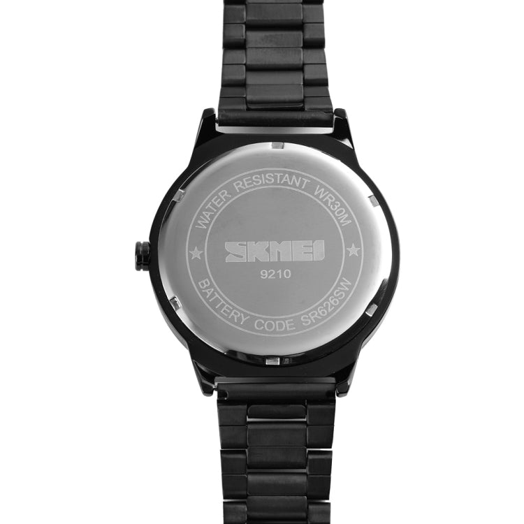 Skmei 9210 Montre-bracelet Homme Tendance Affaires Surface Tridimensionnelle Simple Étanche Or Quartz Montre Homme, Pour Hommes
