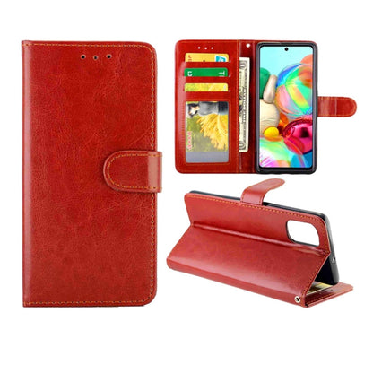 Crazy Horse Texture Leather Horizontal Flip Protective Case with Holder & Card Slots & Wallet & Photo Frame, For Xiaomi Redmi K30, For Nokia 7.2, For Samsung Galaxy A71, For OPPO A9 (2020), For Samsung Galaxy Note 10 Lite, For OPPO Realme 5            ...