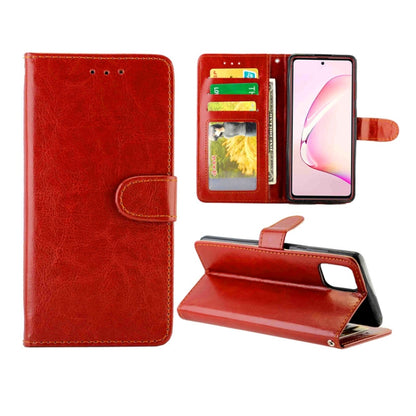 Crazy Horse Texture Leather Horizontal Flip Protective Case with Holder & Card Slots & Wallet & Photo Frame, For Xiaomi Redmi K30, For Nokia 7.2, For Samsung Galaxy A71, For OPPO A9 (2020), For Samsung Galaxy Note 10 Lite, For Samsung Galaxy S10 Lite  ...