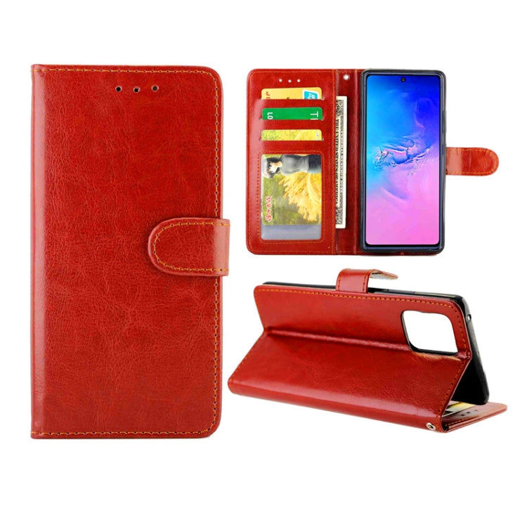 Crazy Horse Texture Leather Horizontal Flip Protective Case with Holder & Card Slots & Wallet & Photo Frame, For Xiaomi Redmi K30, For Nokia 7.2, For Samsung Galaxy A71, For OPPO A9 (2020), For Samsung Galaxy Note 10 Lite, For OPPO Realme 5            ...