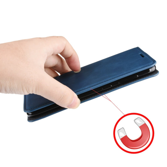 For OPPO Realme 6 Pro Retro-skin Business Magnetic Suction Leather Case with Holder & Card Slots & Wallet, For OPPO Realme 6 Pro