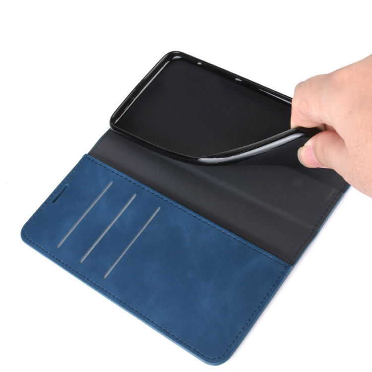 For OPPO Realme 6 Pro Retro-skin Business Magnetic Suction Leather Case with Holder & Card Slots & Wallet, For OPPO Realme 6 Pro