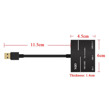 Lecteur de cartes haute vitesse Onten 5212B USB 3.0 vers XQD + SD, 5212B