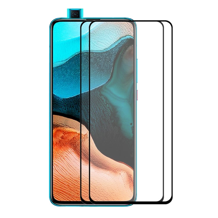 2 PCS ENKAY Hat-Prince Full Glue 0.26mm 9H 2.5D Tempered Glass Full Coverage Film, For Xiaomi Redmi K30/K30 Pro, For Xiaomi Redmi Note 9/Note 9 Pro
