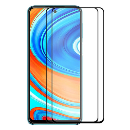 2 PCS ENKAY Hat-Prince Full Glue 0.26mm 9H 2.5D Tempered Glass Full Coverage Film, For Xiaomi Redmi K30/K30 Pro, For Xiaomi Redmi Note 9/Note 9 Pro