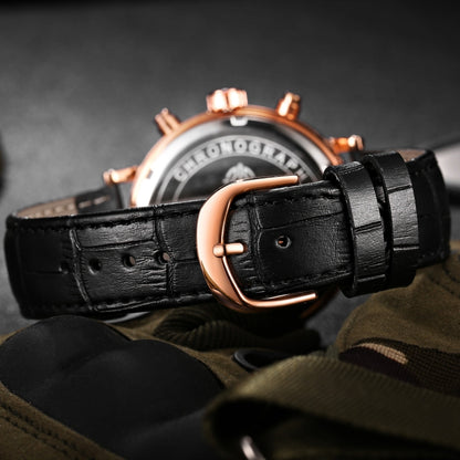 Ochstin 6105 Montre multifonction décontractée pour homme, étanche, à quartz, avec bracelet
