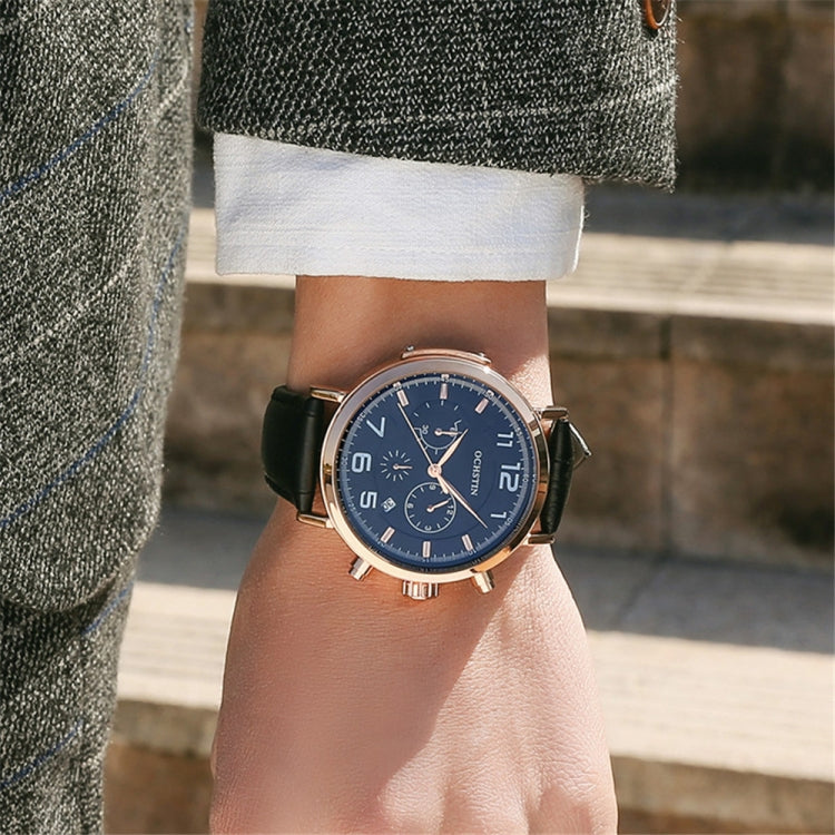 Ochstin 6105 Montre multifonction décontractée pour homme, étanche, à quartz, avec bracelet