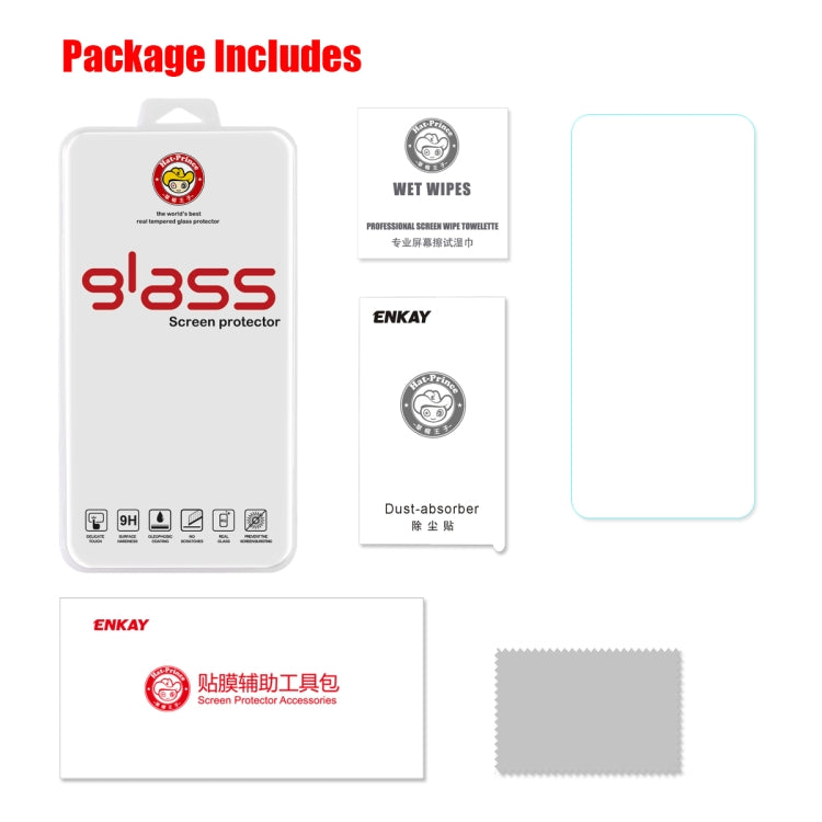 2 PCS ENKAY Hat-prince 0.26mm 9H 2.5D Curved Edge Tempered Glass Film, For Galaxy A51, For Galaxy A71, For Xiaomi Redmi Note 9/Note 9 Pro, For Huawei Nova 6 SE/P40 Lite