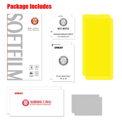 2 PCS ENKAY Hat-Prince 0.1mm 3D Full Screen Protector Explosion-proof Hydrogel Film, For OnePlus 8, For One Plus 8 Pro, For Huawei P40 Pro, For Huawei P40, For Xiaomi MI 10 / MI 10 Pro