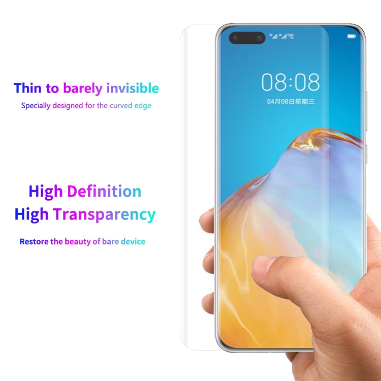 For Huawei P40 Pro ENKAY Hat-Prince 3D Full Screen PET Curved Hot Bending HD Screen Protector Soft Film