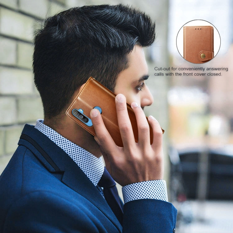 For OPPO Realme C3 Retro Solid Color Leather Buckle Phone Case with Lanyard & Photo Frame & Card Slot & Wallet & Stand Function, For OPPO Realme C3