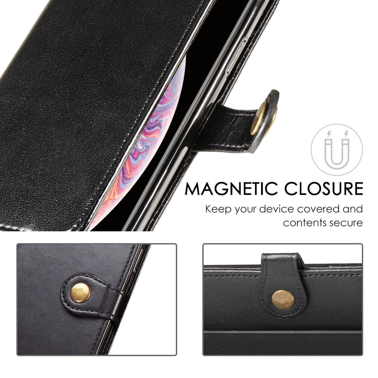 For OPPO Realme C3 Retro Solid Color Leather Buckle Phone Case with Lanyard & Photo Frame & Card Slot & Wallet & Stand Function, For OPPO Realme C3