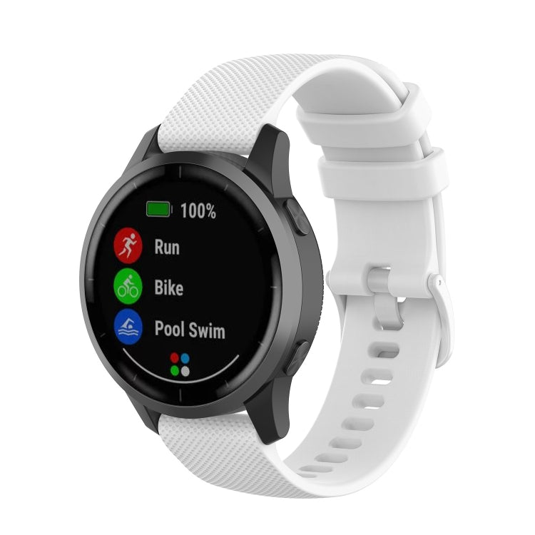 For Garmin Vivoactive 4 22mm Silicone Strap