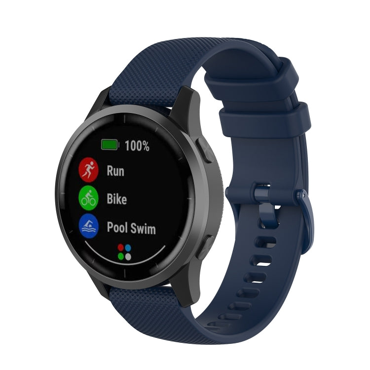 For Garmin Vivoactive 4 22mm Silicone Strap