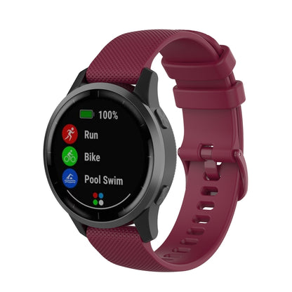 For Garmin Vivoactive 4 22mm Silicone Strap