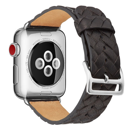 For Apple Watch Series 5 & 4 40mm / 3 & 2 & 1 38mm Braided Strap
