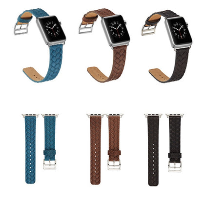 For Apple Watch Series 5 & 4 40mm / 3 & 2 & 1 38mm Braided Strap