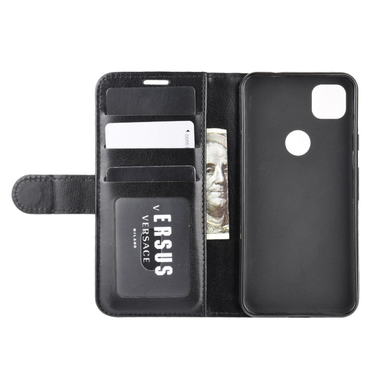 For Google Pixel 4A R64 Texture Single Horizontal Flip Protective Case with Holder & Card Slots & Wallet& Photo Frame, For Google Pixel 4A
