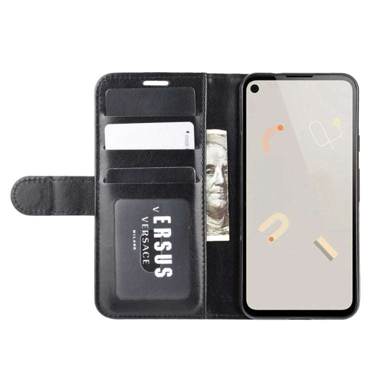For Google Pixel 4A R64 Texture Single Horizontal Flip Protective Case with Holder & Card Slots & Wallet& Photo Frame, For Google Pixel 4A