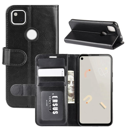 For Google Pixel 4A R64 Texture Single Horizontal Flip Protective Case with Holder & Card Slots & Wallet& Photo Frame, For Google Pixel 4A