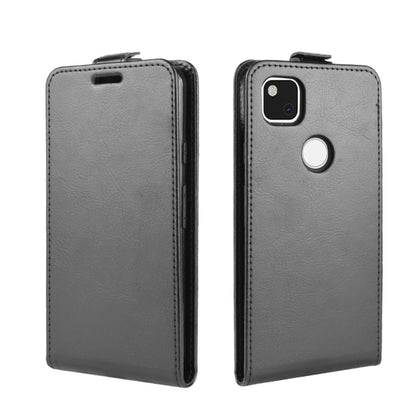 For Google Pixel 4a R64 Texture Single Vertical Flip Leather Protective Case with Card Slots & Photo Frame, For Google Pixel 4a
