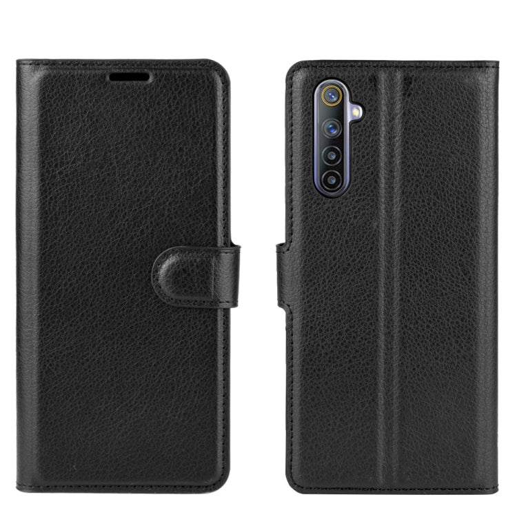For OPPO Realme 6 Litchi Texture Horizontal Flip Protective Case with Holder & Card Slots & Wallet, For OPPO Realme 6, For OPPO  Realme 6