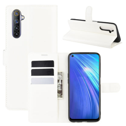 For OPPO Realme 6 Litchi Texture Horizontal Flip Protective Case with Holder & Card Slots & Wallet, For OPPO Realme 6, For OPPO  Realme 6