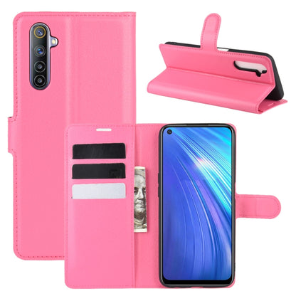 For OPPO Realme 6 Litchi Texture Horizontal Flip Protective Case with Holder & Card Slots & Wallet, For OPPO Realme 6, For OPPO  Realme 6