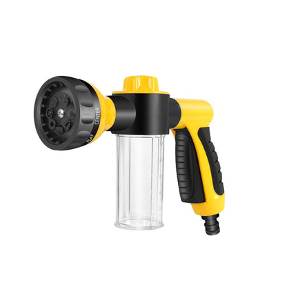 Professional Portable Multifunction Auto Foam Car Washer 3 Grade High Pressure Water Gun Cleaning Washing Foam Nozzle, Green, Yellow, Black