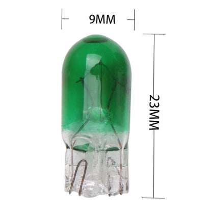 5pcs T10 12v 5w car instrument light reading light, amber, Green, blue