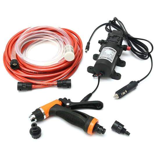 Kit pompe à eau portable haute pression 12 V 100 W 160 PSI pour nettoyeur de voiture électrique, allume-cigare, kit de pompe