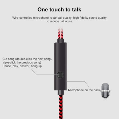 3.5mm Jack Crack Earphone Wired Headset Super Bass Sound Headphone Earbud with Mic for Mobile Phone Samsung Xiaomi MP3 4