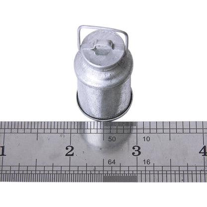 3 PCS 1:12 Jouet Miniature Maison de Poupée Bouteille à Lait Ancienne avec Bouchon, Bouteille à Lait