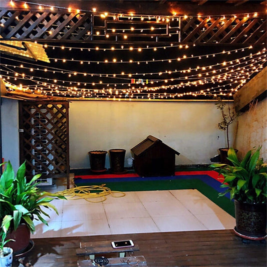 Guirlande Lumineuse LED 50M, Décoration de Noël et Nouvel An pour Rue, Chambre, Maison, Jardin, Extérieur, Décoration DIY, Prise EU US, 50M 400 LED