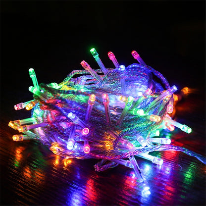 50M LED Lichterkette Weihnachten Neujahr Girlande Dekoration für Straße Zimmer Haus Garten Außenbereich DIY Deko EU US Stecker, 50M 400LEDS