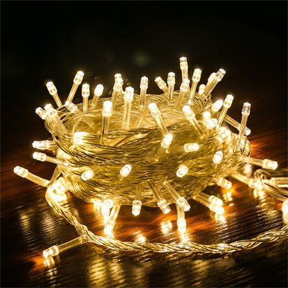 50M LED Lichterkette Weihnachten Neujahr Girlande Dekoration für Straße Zimmer Haus Garten Außenbereich DIY Deko EU US Stecker, 50M 400LEDS