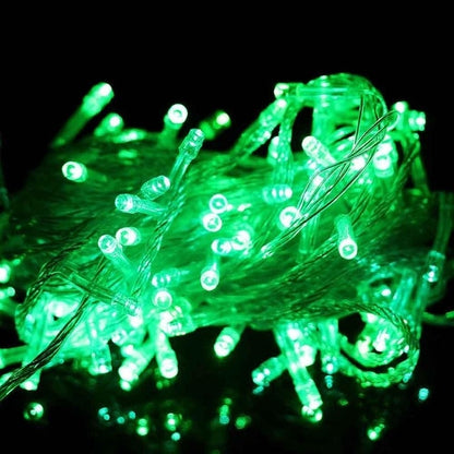50M LED Lichterkette Weihnachten Neujahr Girlande Dekoration für Straße Zimmer Haus Garten Außenbereich DIY Deko EU US Stecker, 50M 400LEDS