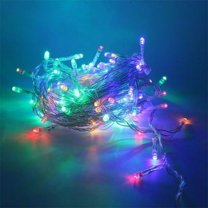 50M LED Lichterkette Weihnachten Neujahr Girlande Dekoration für Straße Zimmer Haus Garten Außenbereich DIY Deko EU US Stecker, 50M 400LEDS