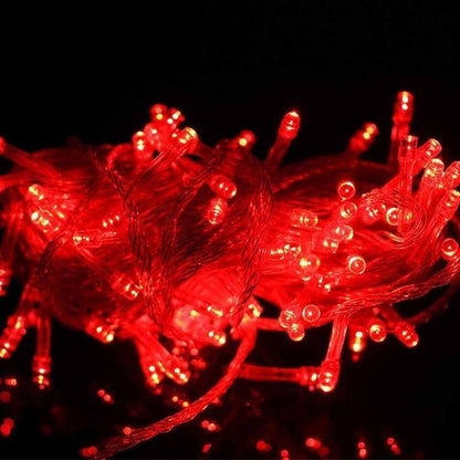 50M LED Lichterkette Weihnachten Neujahr Girlande Dekoration für Straße Zimmer Haus Garten Außenbereich DIY Deko EU US Stecker, 50M 400LEDS