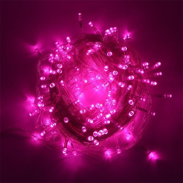 50M LED Lichterkette Weihnachten Neujahr Girlande Dekoration für Straße Zimmer Haus Garten Außenbereich DIY Deko EU US Stecker, 50M 400LEDS