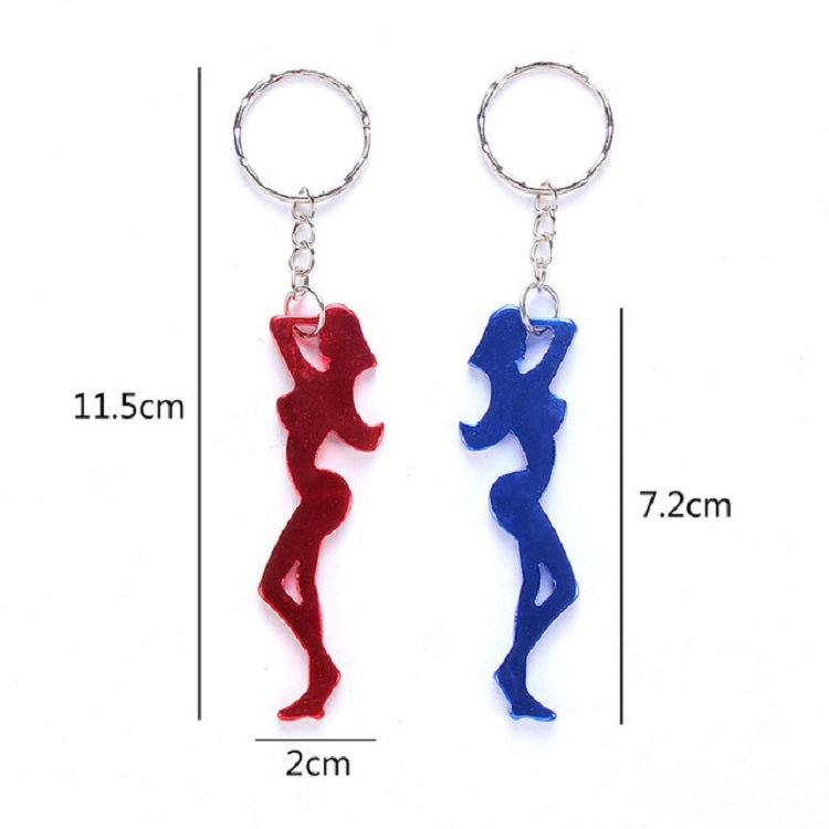 12 PCS Personalized Creative Backpack Keychain Small Pendant Aluminum Bottle Opener