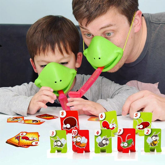 Jouets de jeu de société interactifs attrape-langue de lézard délicats, accessoires délicats langue de lézard