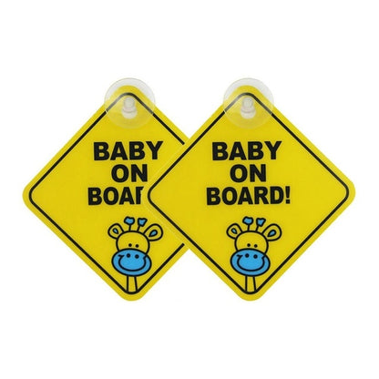20 PCS Car Sticker BABY ON BOARD Warning Safty Sign Vinyl Decal, Style 1, Style 2