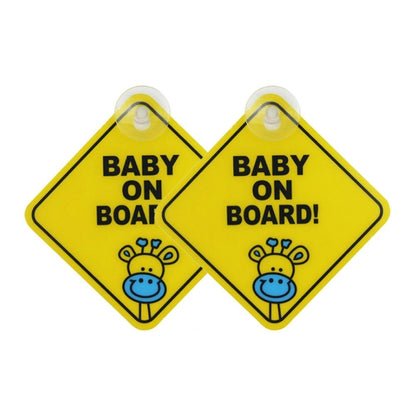 20 PCS Car Sticker BABY ON BOARD Warning Safty Sign Vinyl Decal, Style 1, Style 2