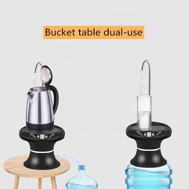 Tray Bucket Water Pump USB Rechargeable Wireless Electric Mineral Water Bucket Automatic Water Dispenser