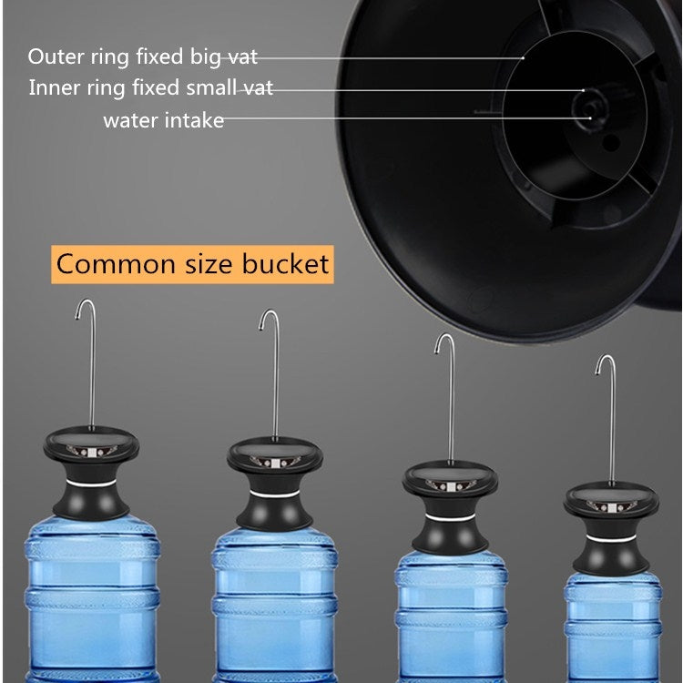Tray Bucket Water Pump USB Rechargeable Wireless Electric Mineral Water Bucket Automatic Water Dispenser