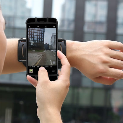 Rotating Arm With Mobile Phone Rack Sports Equipment Arm Bag Creative Outdoor Running Fitness Mobile Phone Bracket, Wrist, Arm